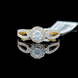 Natural Diamond Engagement Ring, Round Shape, 14K Yellow Gold, Immediate Pickup