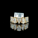 Lab Diamond Eternity Band, Pear Shape, 14K Yellow Gold, Immediate Pickup