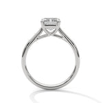 Diamond ring on a white background 